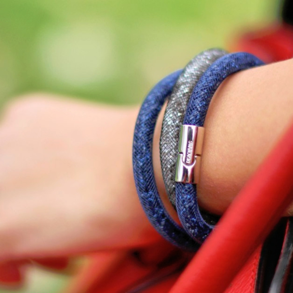 Swarovski Stardust Blue Double Bracelet